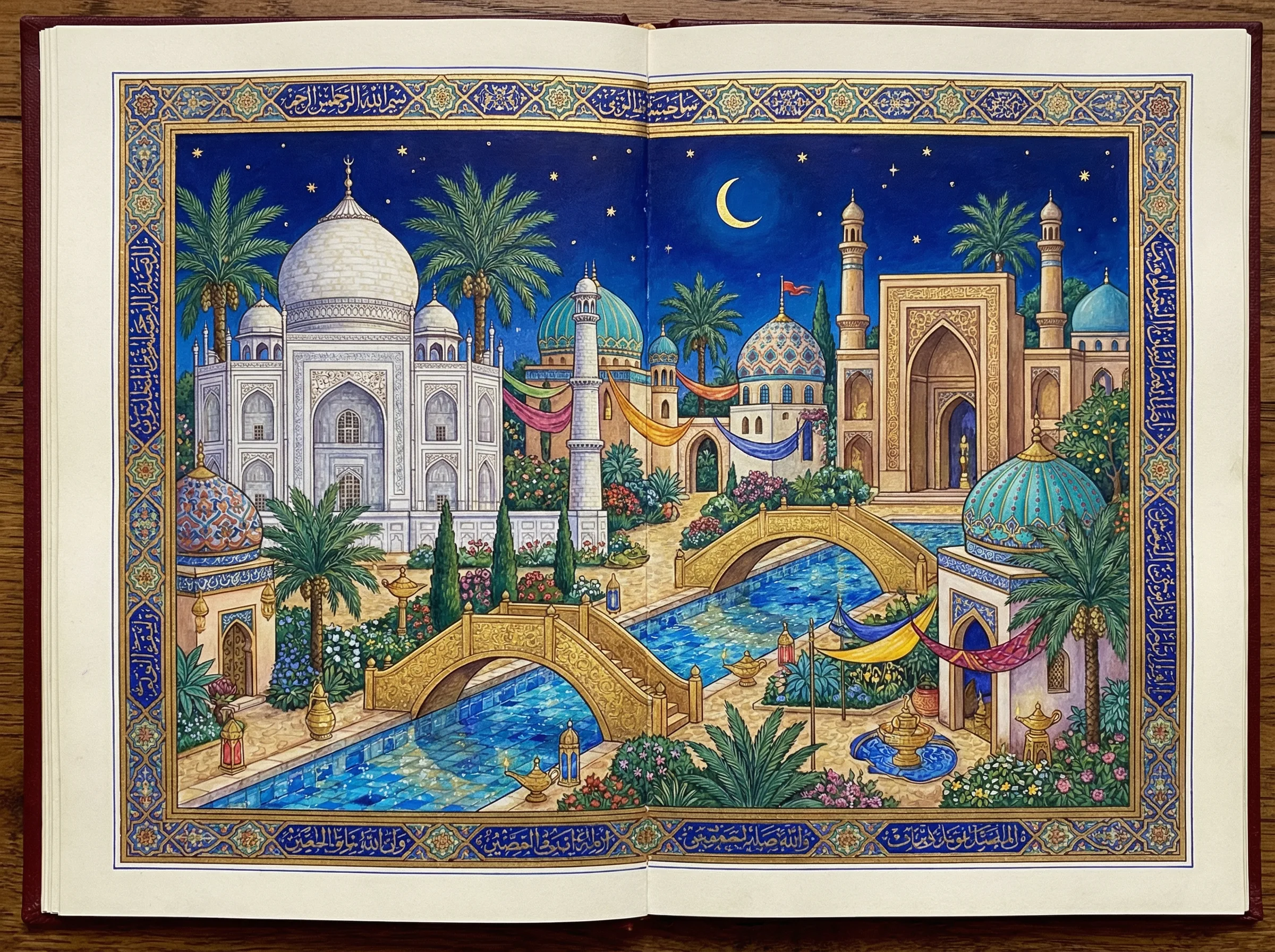 东升国际六大绿洲宝殿全景